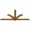 Ekena Millwork Redmond Rough Sawn Timber Gable Bracket, Western Red Cedar, 72"W x 33"H x 2"D x 4"F, 11/12 Pitch GBW072X33X0204RED00RWR - alternate 4